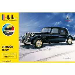 Citroen 15 CV 1/24 Heller + colle et peintures Heller HEL-56763 - 2