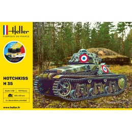 HOTCHKISS 1/35 Heller tank - glue and paints Heller 57132 - 2