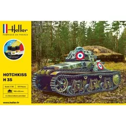 HOTCHKISS 1/35 Heller tank - glue and paints Heller 57132 - 2