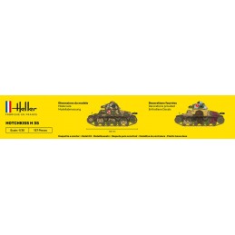 Char HOTCHKISS 1/35 Heller + colle et peintures Heller 57132 - 4