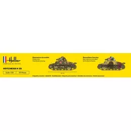 HOTCHKISS 1/35 Heller tank - glue and paints Heller 57132 - 4