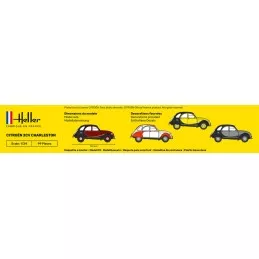 Citroen 2CV Charleston 1/24 Heller + colle et peintures Heller HEL-56766 - 4