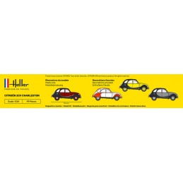 Citroen 2CV Charleston 1/24 Heller - glue and paints Heller HEL-56766 - 4