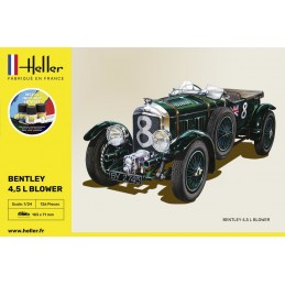 Bentley 4.5L Blower 1/24 Heller + colle et peintures Heller HEL-56722 - 2