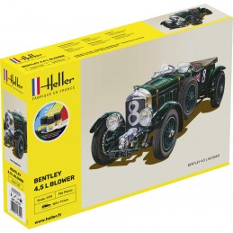 Bentley 4.5L Blower 1/24 Heller + colle et peintures Heller HEL-56722 - 1