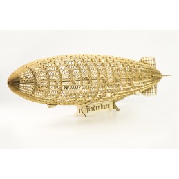 Dirigeable Zepplin LZ-129 HINDENBURG + VITRINE 1/408 découpe laser bois DW Hobby DW Hobby - Dancing Wings Hobby VS33 - 3