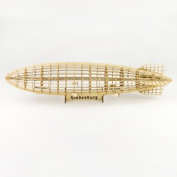 Dirigeable Zepplin LZ-129 HINDENBURG + VITRINE 1/408 découpe laser bois DW Hobby DW Hobby - Dancing Wings Hobby VS33 - 5