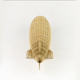 Zepplin LZ-129 HINDENBURG - VITRINE 1/408 DW Hobby wood laser cutting DW Hobby - Dancing Wings Hobby VS33 - 6