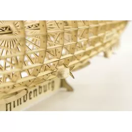 Dirigeable Zepplin LZ-129 HINDENBURG + VITRINE 1/408 découpe laser bois DW Hobby DW Hobby - Dancing Wings Hobby VS33 - 7