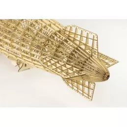 Dirigeable Zepplin LZ-129 HINDENBURG + VITRINE 1/408 découpe laser bois DW Hobby DW Hobby - Dancing Wings Hobby VS33 - 8