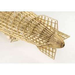 Zepplin LZ-129 HINDENBURG - VITRINE 1/408 DW Hobby wood laser cutting DW Hobby - Dancing Wings Hobby VS33 - 8