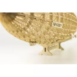 Dirigeable Zepplin LZ-129 HINDENBURG + VITRINE 1/408 découpe laser bois DW Hobby DW Hobby - Dancing Wings Hobby VS33 - 10