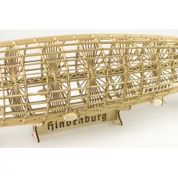 Dirigeable Zepplin LZ-129 HINDENBURG + VITRINE 1/408 découpe laser bois DW Hobby DW Hobby - Dancing Wings Hobby VS33 - 11