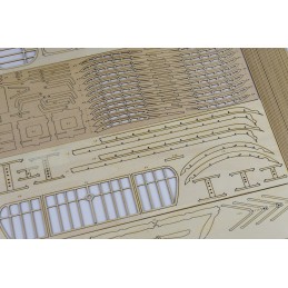 Bleriot XI 1/23 wood laser cutting, static model DW Hobby DW Hobby - Dancing Wings Hobby VX14 - 8