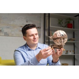 Globus Puzzle 3D wood UGEARS UGEARS UG-70128 - 6