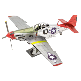 Iconx P-51D Mustang Tuskegee Airmen Metal Earth Airplane Metal Earth ICX142 - 1