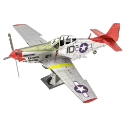 Iconx P-51D Mustang Tuskegee Airmen Metal Earth Airplane Metal Earth ICX142 - 1