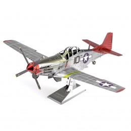 Iconx P-51D Mustang Tuskegee Airmen Metal Earth Airplane Metal Earth ICX142 - 2