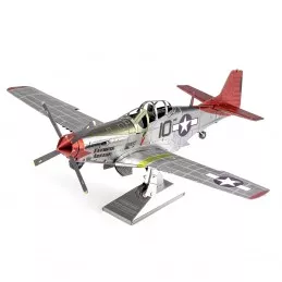 Iconx P-51D Mustang Tuskegee Airmen Metal Earth Airplane Metal Earth ICX142 - 2