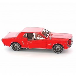 Ford Mustang Coupe Rouge 1965 Metal Earth Metal Earth MMS056C - 4