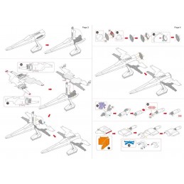 X-Wing Fighter POE Dameron's Star Wars Metal Earth Metal Earth MMS269 - 7