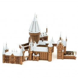 Chateau Hogwarts Poudlard sous la neige Potter Metal Earth Metal Earth ICX138 - 2