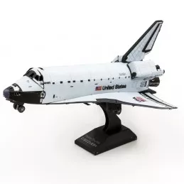 NASA White Metal Earth Discovery Shuttle Metal Earth MMS211 - 2