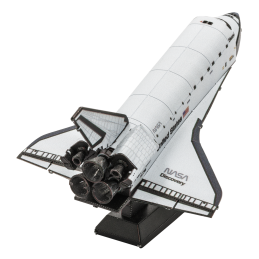 NASA White Metal Earth Discovery Shuttle Metal Earth MMS211 - 1