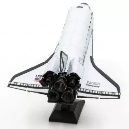 NASA White Metal Earth Discovery Shuttle Metal Earth MMS211 - 4
