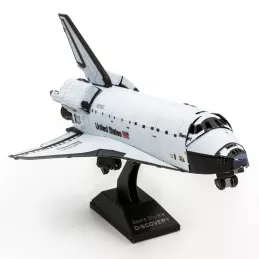NASA White Metal Earth Discovery Shuttle Metal Earth MMS211 - 5