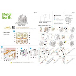 Canon tracté Far West Metal Earth Metal Earth MMS188 - 2
