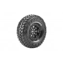 Pneus CR-Griffin + Jantes 1.9" Noir 1/10 (x2) Louise RC Louise RC LR-T3230VB - 1