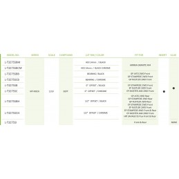 MT-Rock Tires + Black Rims 2.8" 1/10 (x2) Louise RC Louise RC L-T3275SBH - 4