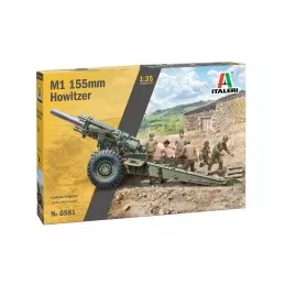 Obusier US M1 155mm et Servants 1/35 Italeri Italeri I6581 - 2