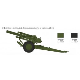 HOWitzer US M1 155mm and Servants 1/35 Italeri Italeri I6581 - 3