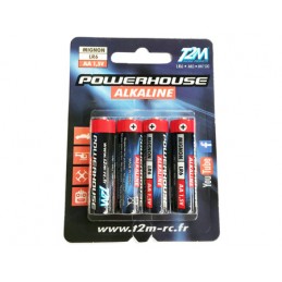 Alcaline AA LR6 (4) T2M batteries T2M T3619 - 1