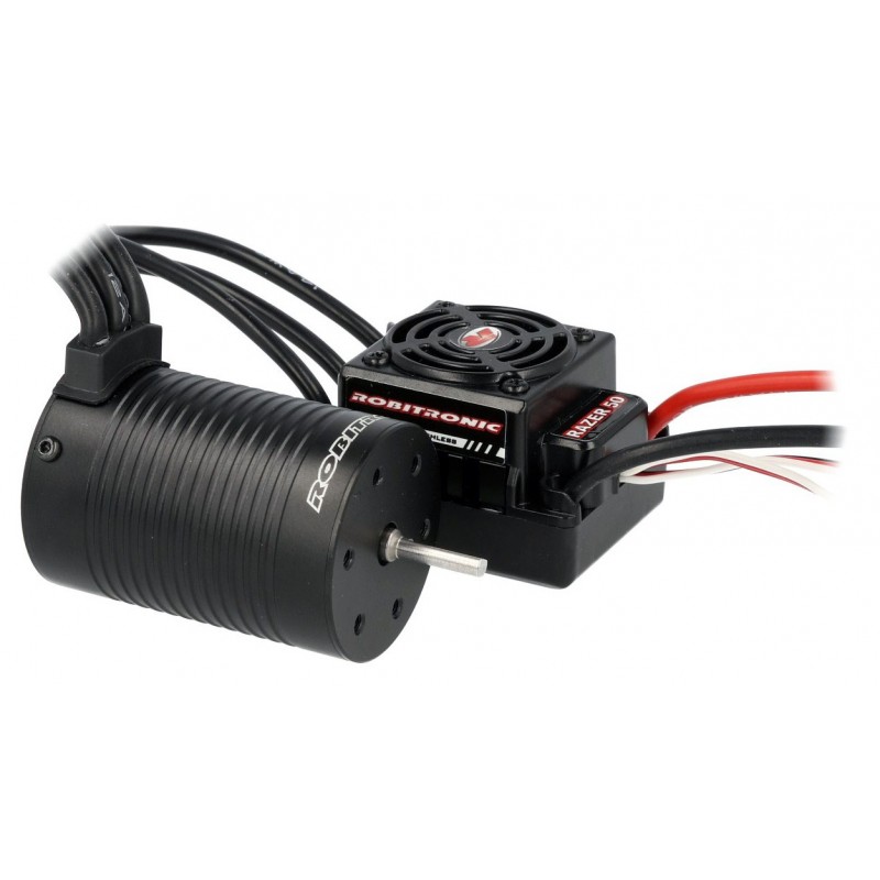 Combo brushless 1/10 ESC WP 50A + moteur 4P 3652 3000KV Robitronic Robitronic R01250 - 1