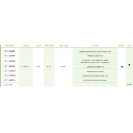 Pneus SC-Rocket + Jantes batons Noir 1/10 (x2) Louise RC Louise RC L-T3154SBTR - 3