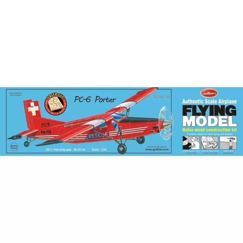 Pilatus PC-6 Porter Guillow's Guillow's S0280304 - 1