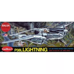 P-38 Lightning 1m Guillow's Guillow's S0282001 - 1