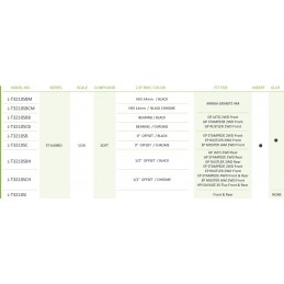 ST-Jumbo Tires - Chrome Rims 2.8" 1/10 (x2) Louise RC Louise RC LR-T3210SCH - 4
