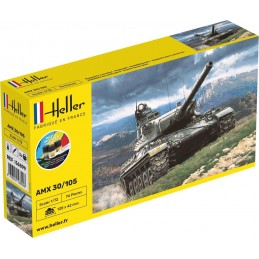 TANK AMX 30/105 1:72 Heller - glue and paints Heller 56899 - 1