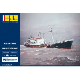 Coffret bateaux Volontaire + Marie Jeanne 1/200 Heller Heller 85604 - 2