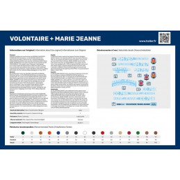 Coffret bateaux Volontaire + Marie Jeanne 1/200 Heller Heller 85604 - 3