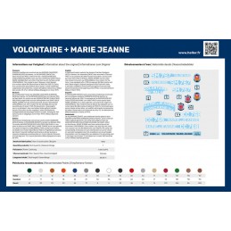 Coffret bateaux Volontaire + Marie Jeanne 1/200 Heller Heller 85604 - 3