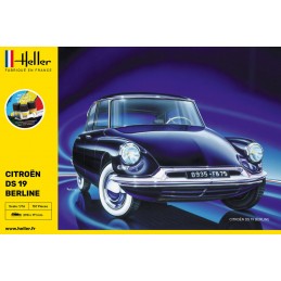 Citroën DS 19 Berline 1/16 Heller + colle et peintures Heller HEL-56795 - 2