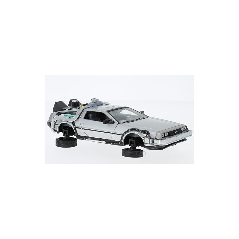 DMC DeLorean Time Machine "Back to the Future II" flying version 1/24 Welly  22441FV-GW - 1