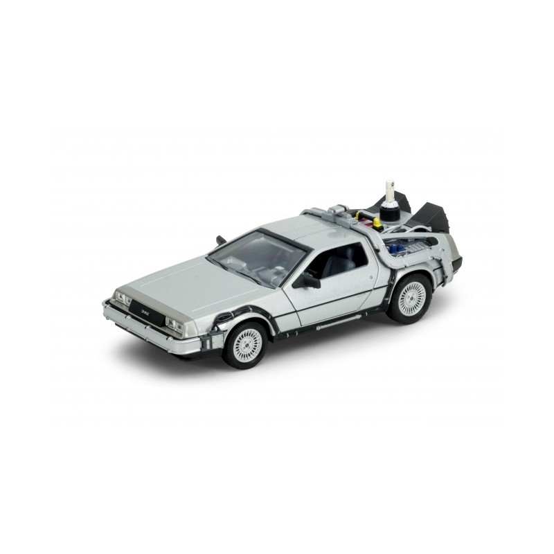 DeLorean Retour vers le Futur 2-1/24 Welly Diecast Voiture Miniature 22441W 