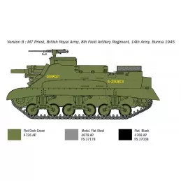 M7 Priest Gun Motor Carriage 1/35 Italeri Italeri I6580 - 5