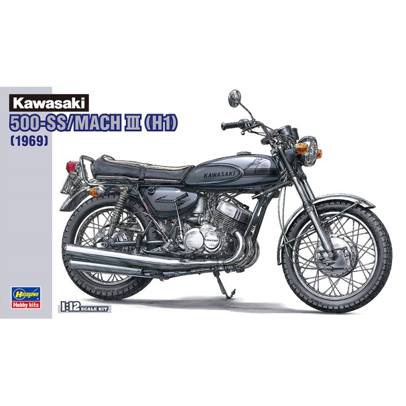 Kawasaki 500-SS/MACH III (1969) 1:12 Hasegawa Hasegawa 21510 - 1